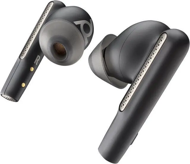 Alt view image 4 of 9 - HP Poly Voyager Free 60 UC M Carbon Black Earbuds +BT700 USB-A Adapter +Basic Charge Case (7Y8L7AA)
