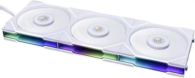 Main image of Lian Li UNI Fan TL 120 / White/Triple Pack/with Controller -  Model 12TL3W.US