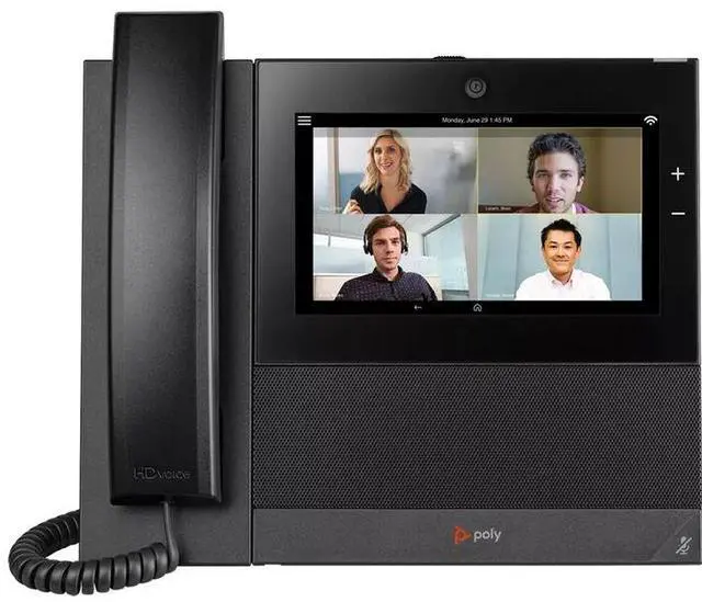 Alt view image 3 of 8 - HP Poly CCX 700 Business Media Open SIP Desk Phone Model 82Z83AA