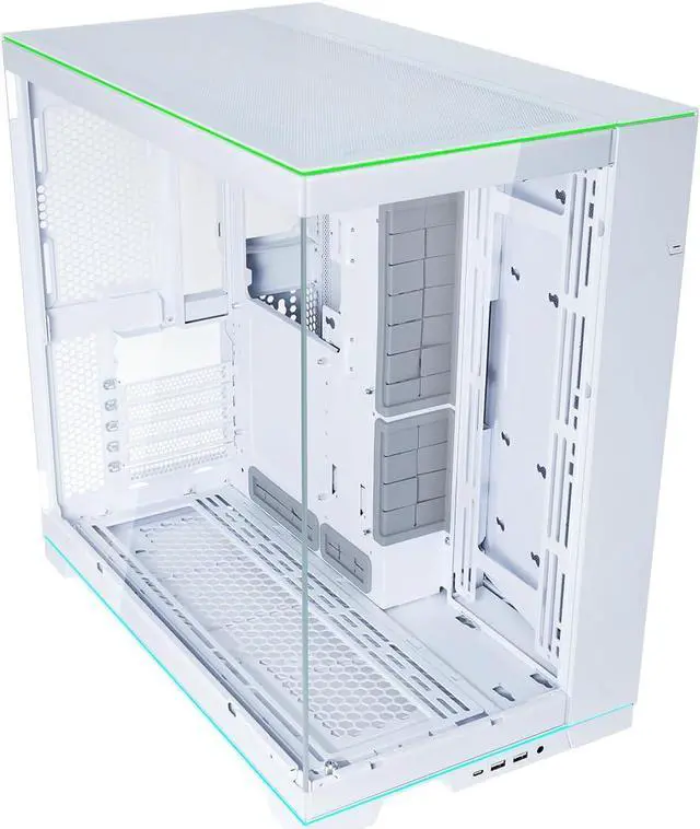 Main image of LIAN LI O11DERGBW O11 EVO RGB White Aluminum / Steel / Tempered Glass ATX Mid Tower Computer Case Model O11DERGBW.US