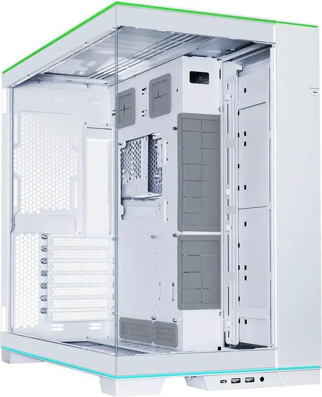 Alt view image 2 of 7 - LIAN LI O11DERGBW O11 EVO RGB White Aluminum / Steel / Tempered Glass ATX Mid Tower Computer Case Model O11DERGBW.US