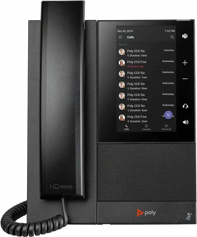 Alt view image 3 of 9 - HP POLY CCX 400 BUSINESS MEDIA PHONE FOR MICROSOFT TEAMS AND POE-E Model 848Z8AA#AC3