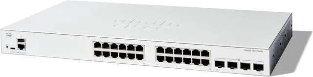 Alt view image 3 of 4 - Cisco Catalyst C1200-24T-4G Ethernet Switch, 24 Ports - Manageable - 10 Gigabit Ethernet - 10/100/1000Base-T, 10GBase-X - 3 Layer Supported
