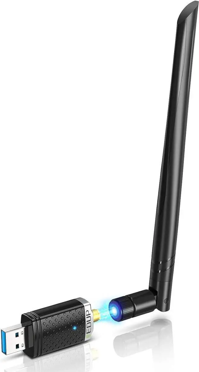 Main image of wireless usb wifi adapter for pc, ac1300mbps usb 3.0 wireless wifi dongle 2.4g/5g dual band network adapter wireless adapter for windows 11 / 10/ 8/ 7/ xp mac 10.7 to 10.15 laptop desktop gaming