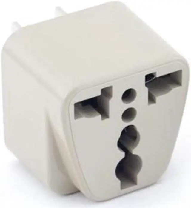 Alt view image 2 of 4 - NEON Universal Travel Adapter US 2-pin plug Model NEO-ADAP-2US