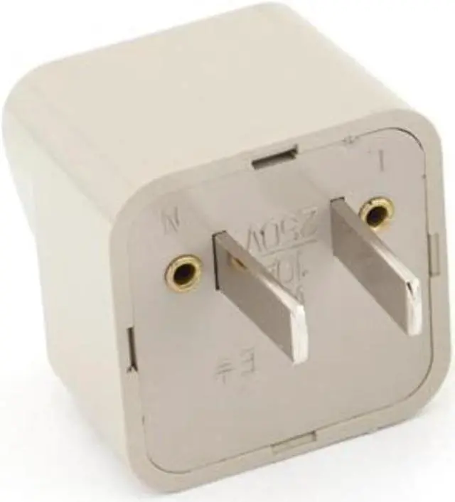 Alt view image 4 of 4 - NEON Universal Travel Adapter US 2-pin plug Model NEO-ADAP-2US