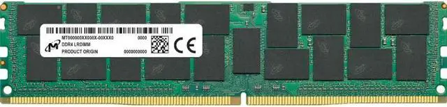 Main image of Micron 128GB DDR4 3200 MHz / PC4-25600 CL22 1.2 V Load-Reduced ECC Model (MTA72ASS16G72LZ-3G2F1R)