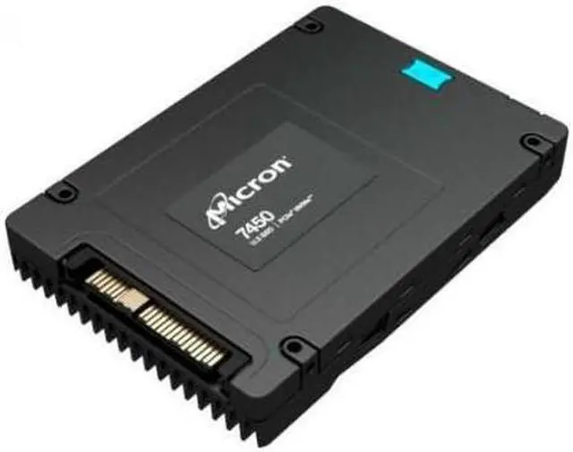 Alt view image 2 of 3 - Micron 7450 MAX 6400GB internal SSD Enterprise Mixed Use 2.5" U.3 PCIe 4.0 x4 Model MTFDKCB6T4TFS-1BC1ZABYYR