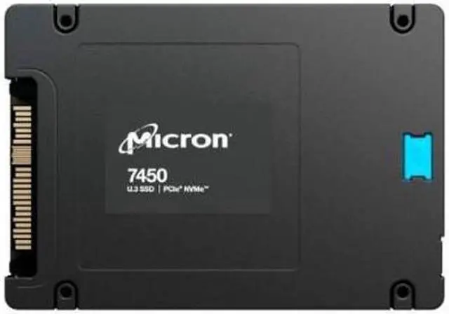 Main image of Micron 7450 MAX 6400GB internal SSD Enterprise Mixed Use 2.5" U.3 PCIe 4.0 x4 Model MTFDKCB6T4TFS-1BC1ZABYYR