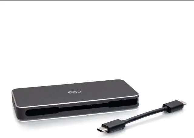 Alt view image 4 of 4 - C2G USB-C® 7-in-1 Dual Display MST Docking Station with HDMI®, DisplayPort, Ethernet, USB, and Power Delivery up to 100W - 4K 60Hz - C2G54543