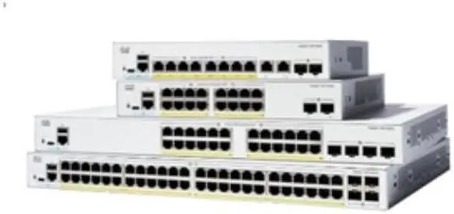 Main image of Cisco Catalyst C1200-24T-4X Ethernet Switch, 24 Ports - Manageable - 10 Gigabit Ethernet - 10/100/1000Base-T, 10GBase-X - 3 Layer Supported