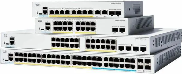 Alt view image 2 of 2 - Cisco Catalyst C1300-16FP-2G Ethernet Switch, 16 Ports - Manageable - Gigabit Ethernet - 10/100/1000Base-T, 1000Base-X - 3 Layer Supported