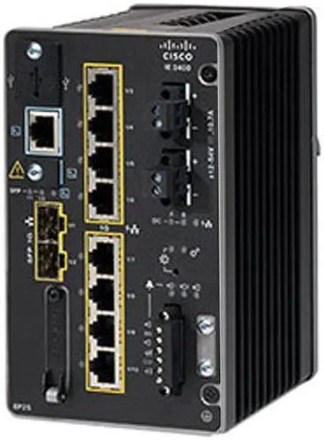 Alt view image 4 of 4 - Cisco Catalyst IE3400 Rugged Series Network Essentials switch 10 ports managed