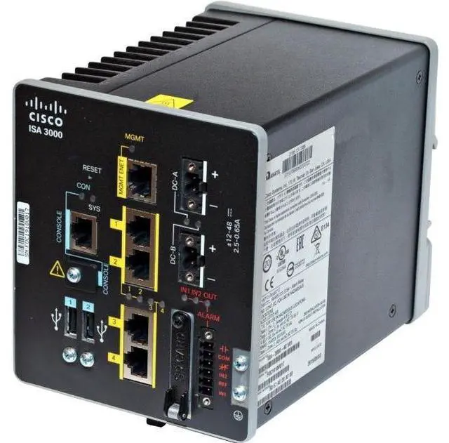 Alt view image 4 of 4 - Cisco Industrial Security Appliances 3000 2copper 2 fiber ports