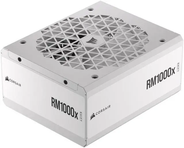 Main image of CORSAIR RMx Shift White Series, RM1000x Shift White, 1000 Watt, 80 PLUS GOLD, Fully Modular Power Supply