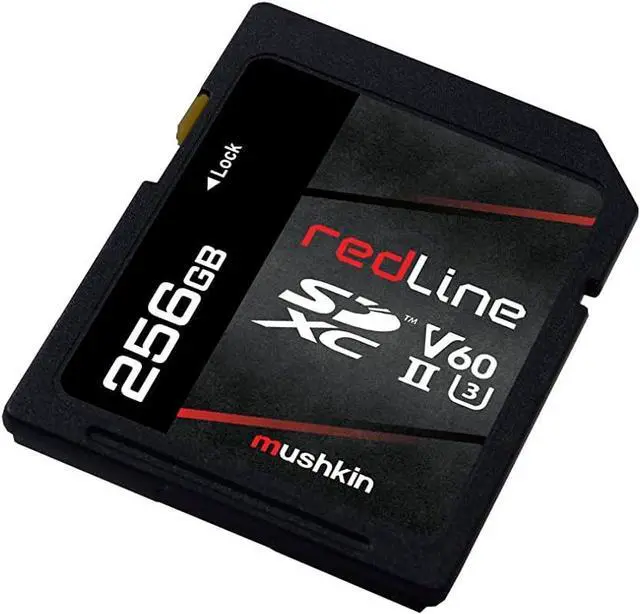 Main image of Mushkin Redline Media 256GB UHS-II v60 SD Card - MKNV60RL256GB