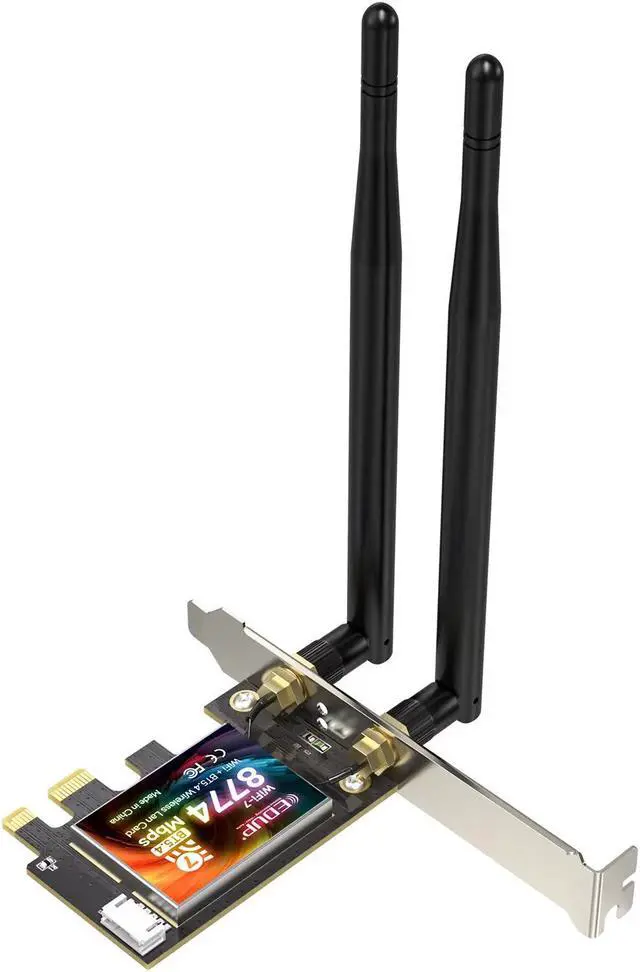 Alt view image 3 of 5 - EDUP EP-BE9715 Wifi7 8774Mbps High Speed PCIe WiFi 7 Bluetooth 5.4 Wireless Adapter Network Card with Intel Chipset