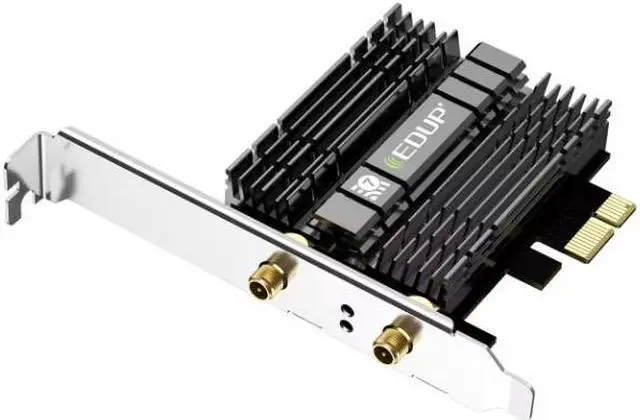 Alt view image 2 of 4 - EDUP 802.11be 8774Mbps Highly Integrated PCIe Wifi 7 Wireless Adapter Gaming Network Card with Intel Chipset - EP-BE9715GS