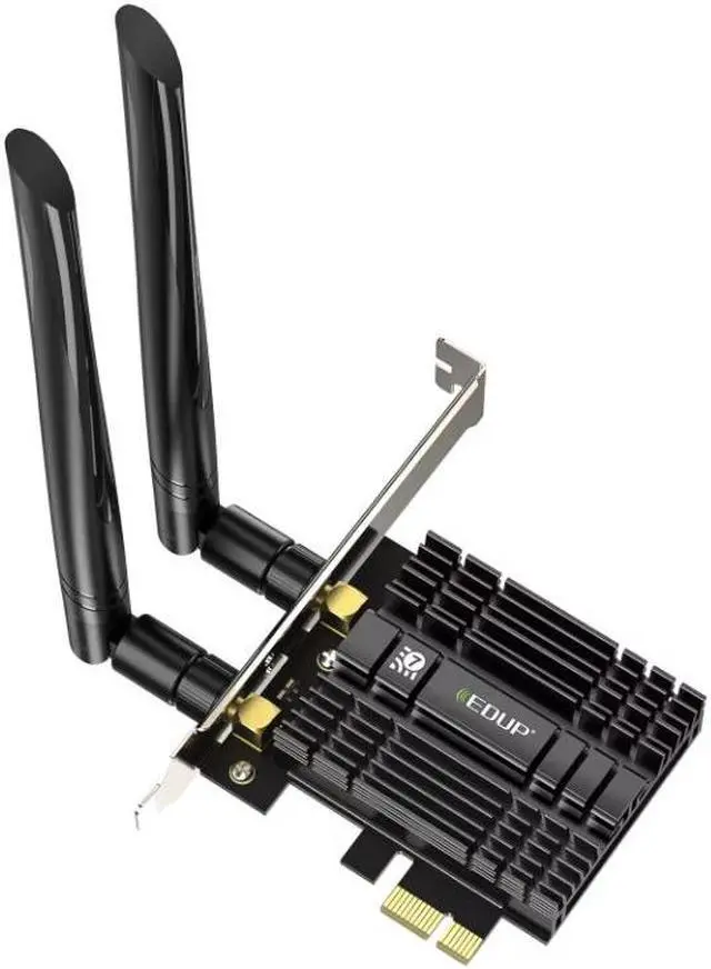 Alt view image 3 of 4 - EDUP 802.11be 8774Mbps Highly Integrated PCIe Wifi 7 Wireless Adapter Gaming Network Card with Intel Chipset - EP-BE9715GS