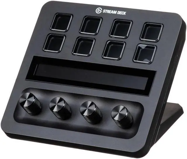 Alt view image 4 of 4 - Elgato Stream Deck + Audio Mixer Production Console Studio Controller 10GBD9901