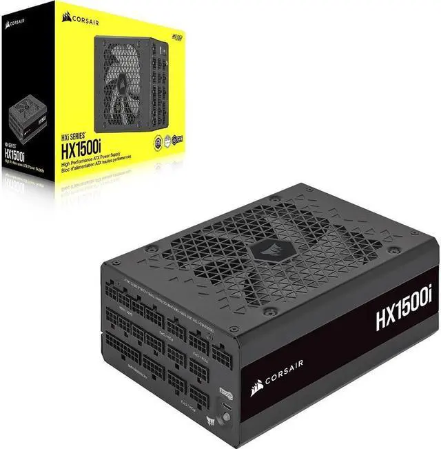 Alt view image 4 of 4 - CORSAIR HX1500i Fully Modular Ultra-Low Noise ATX Power Supply - ATX 3.0 & PCIe 5.0 Compliant - Fluid Dynamic Bearing Fan - CORSAIR iCUE Software Compatible -80 PLUS Platinum Efficiency -CP-9020261-NA