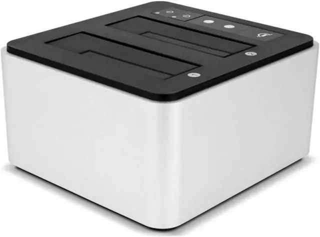 Alt view image 2 of 4 - OWC Drive Dock USB 3.2 Dual Drive Bay Solution for 2.5-inch and 3.5-inch NVMe U.2 and SATA Drives