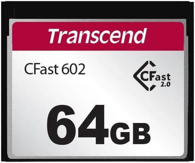 Main image of Transcend 64GB CFast 2.0 CFX602 Memory Card - TS64GCFX602
