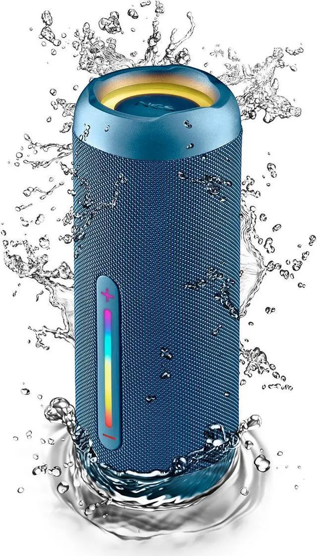 Alt view image 4 of 4 - NGS Roller Furia 2 30W Waterproof BT Speaker with USB/FM/TF/AUX - Blue