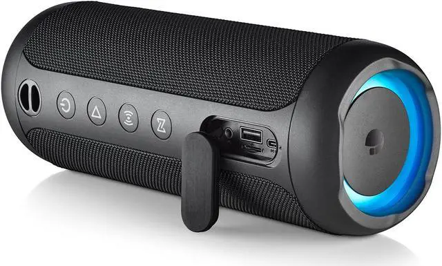Alt view image 3 of 3 - NGS Roller Furia 3 60W Waterproof BT Speaker with USB/FM/TF/AUX - ROLLERFURIA3BLACK