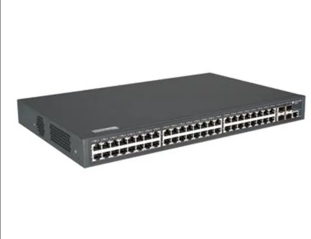 Alt view image 2 of 3 - BDCOM S2900 L3-lite Series S2900-48T4X-2AC - Switch - L3 Lite - managed - 48 x 10/100/1000 + 4 x 10 Gigabit Ethernet / 1 Gigabit Ethernet SFP+ - rack-mountable