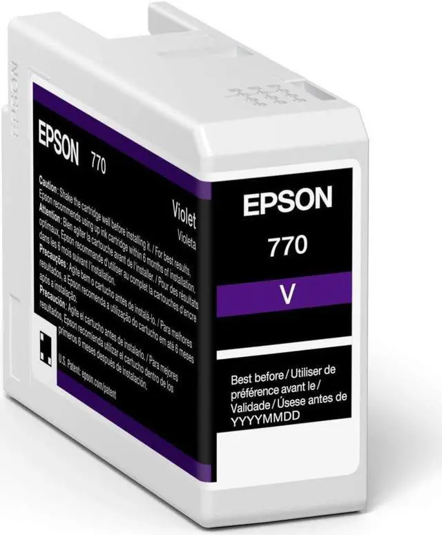 Alt view image 2 of 2 - Epson UltraChrome PRO 770 Ink Cartridge Violet T770020
