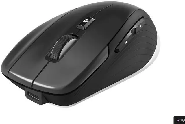 Alt view image 3 of 11 - 3Dconnexion's ergonomic "twohanded workflow" joins the Space Mouse Wireless Bluetooth Edition tothe Cad Mouse Compact Wireless Model 3DX-700136