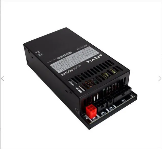 Main image of Apevia ITX-PFC400W Mini ITX/Flex ATX/ 1U 400W Fully Modular Power Supply, Full Range Active PFC 90-264V, AC for POS AIO System Desktop Gaming Server Small Form Factor (Flex ITX) Computer PSU