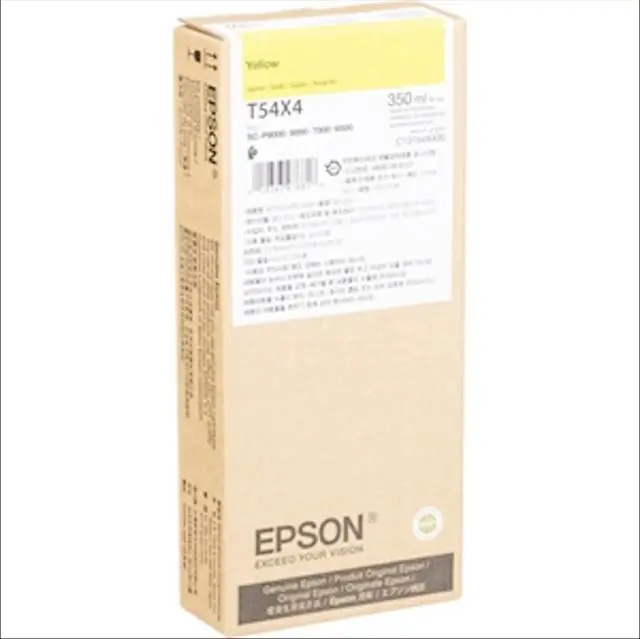 Main image of Epson UltraChrome HD Inkjet Ink Cartridge - Single Pack - Yellow - 1 Pack 350 mL Model T54X400