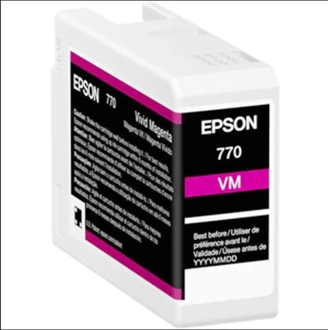 Main image of Epson UltraChrome PRO 770 Original Inkjet Ink Cartridge - Vivid Magenta Pack Model T770320