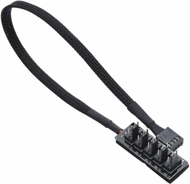 Alt view image 14 of 15 - Gelid Solutions 1-to-4 PWM USB Hub - Connect 1 Motherboard PWM Fan Header to up to 4 Fans - Compatible with All 3 and 4-pin PWM Fans