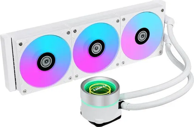 Alt view image 3 of 8 - Lian Li GA II Trinity 360MM AIO CPU Liquid Cooler 360mm Pre- installed ARGB daisy-chainable radiator fans or UNI FAN SL-INF fans - For Intel LGA 1700, 1200, 115X, AMD AM5/AM4 Sockets