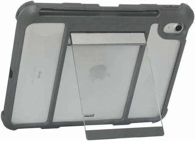 Alt view image 4 of 7 - Targus SafePort THD941GL Rugged Carrying Case (Folio) for 10.9" Apple iPad (10th Generation) iPad, Apple Pencil - Clear