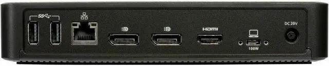 Alt view image 4 of 9 - Targus USB4 Triple Video Docking Station with 100W Power DOCK460USZ