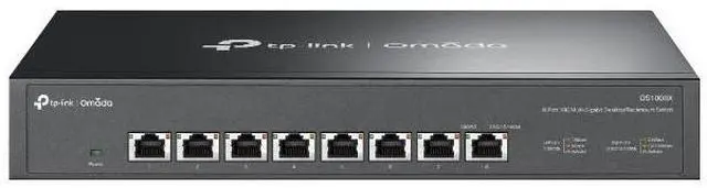 Main image of TP-Link OMADA 8-PORT 10G MULTI-GIGABIT SWITCH PORT: 8 10G RJ45 PORTSSPEC: 1U 13-INCH RACK-MOUNTABLE STEEL CASE FEATURE: PLUG AND PLAY