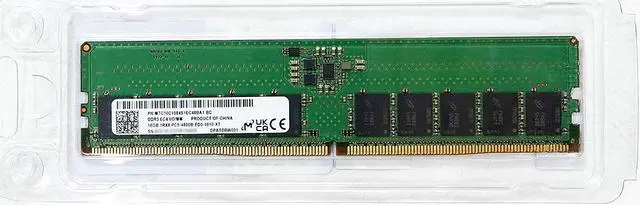 Main image of Micron 16GB (1 x 16GB) DDR5 SDRAM Desktop Memory Model MTC10C1084S1EC56BD1R