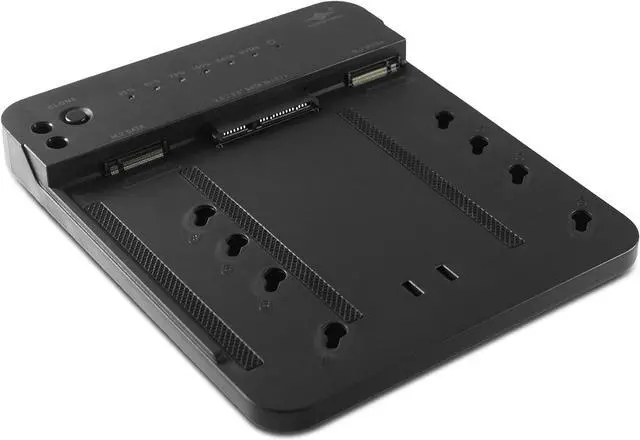 Alt view image 7 of 7 - Vantec Multi-Function M.2/SATA Storage Adapter with Clone for M.2 NVMe M.2 SATA SSD HDD 2.5" 3.5" SATA