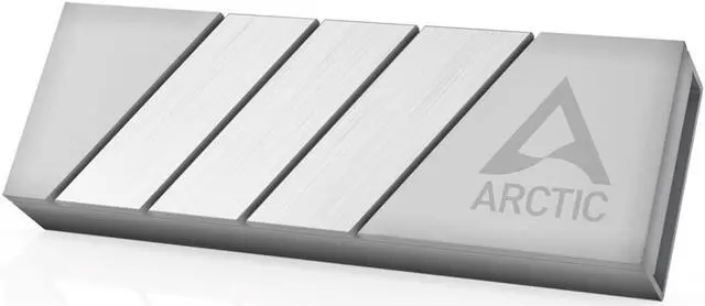 Main image of Arctic M2 Pro Heatsink Cooler for M.2 2280 SSD with ARCTIC TP-3 thermal pads compatible with PC and gaming consoles for dual and single-sided SSDs Silver