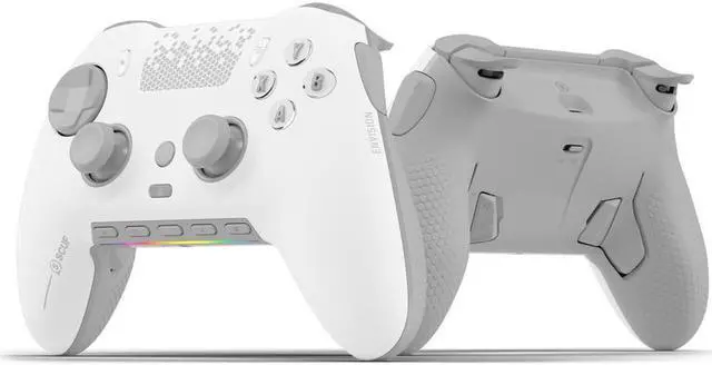Main image of SCUF ENVISION PRO Wireless PC Gaming Controller - Five Remappable G-Keys - Remappable Back Paddles - Instant Triggers - iCUE Compatible - White