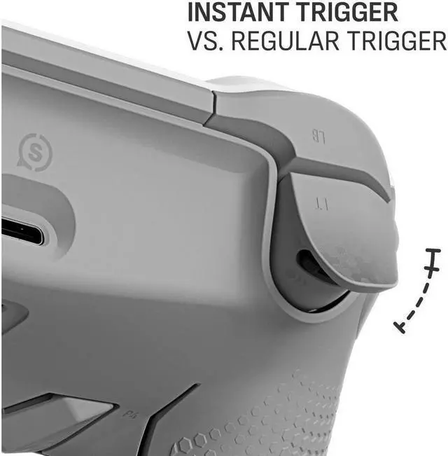 Alt view image 7 of 7 - SCUF ENVISION PRO Wireless PC Gaming Controller - Five Remappable G-Keys - Remappable Back Paddles - Instant Triggers - iCUE Compatible - White