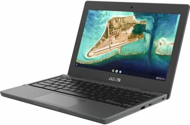 Main image of Asus Chromebook CR1 CR1100CKA-YZ142T 11.6" Touchscreen Rugged Chromebook - HD - Intel Celeron N5100 - 4 GB - 32 GB Flash Memory - Dark Gray