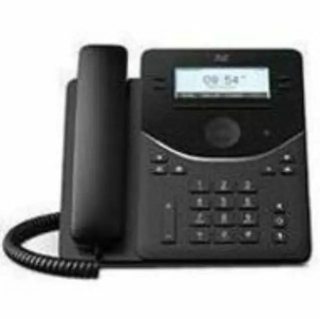 Main image of Cisco DP-9861 IP Phone - Corded - Corded/Cordless - Bluetooth, Wi-Fi - Desktop - Carbon Black