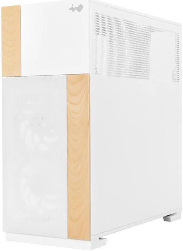 Alt view image 3 of 5 - In-Win Case Full Tower Tempered Glass PCIE USB / HD Audio White E-ATX