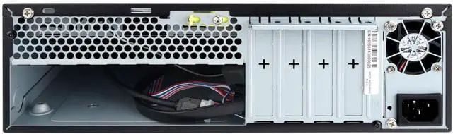 Alt view image 4 of 7 - IN WIN CJ Series CJ712 Slim Chassis micro ATX 265 Watt (FlexATX) black USB/Audio