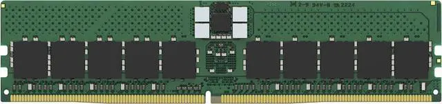 Alt view image 2 of 5 - Kingston 32GB DDR5 SDRAM Memory Module - For Server, Motherboard, Computer - 32 GB - DDR5-4800/PC5-38400 DDR5 SDRAM - 4800 MHz Dual-rank Memory - CL40 - 1.10 V - ECC - Registered - 288-pin - DIMM